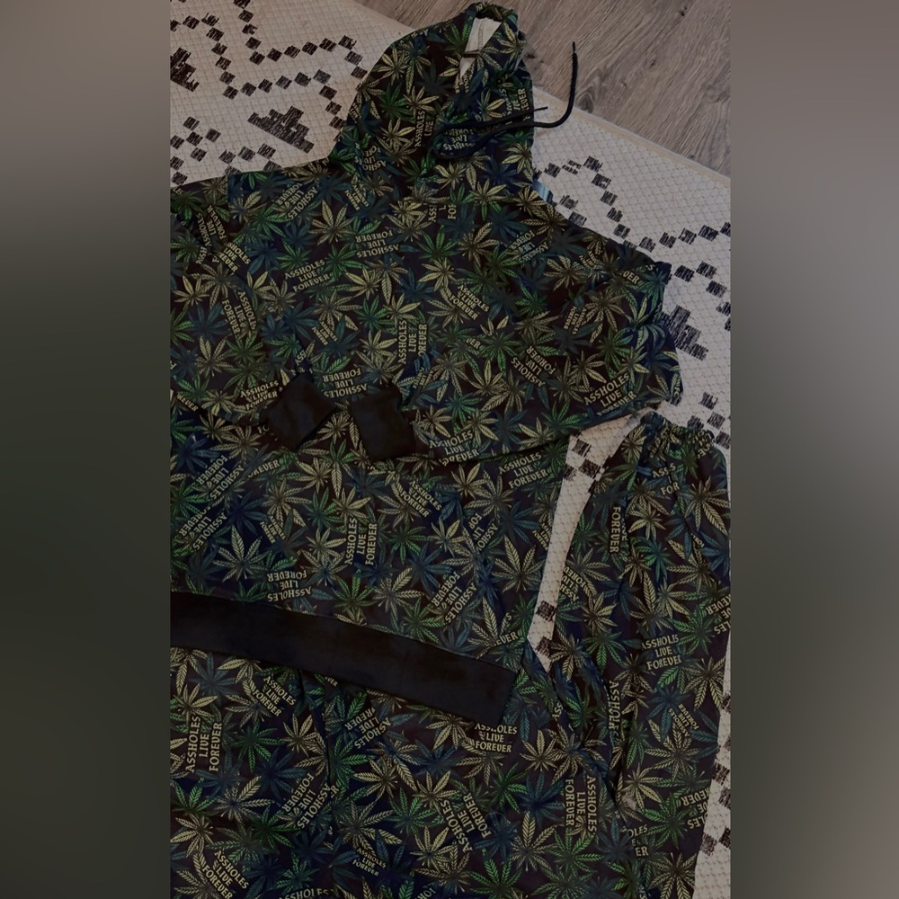 ALF 420 Loud 2 Piece Hoodie & Jogger Sweatsuit Tracksuit Assholes Finegold SML - Picture 4 of 11